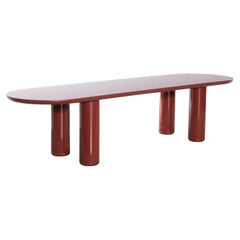 Mesa baja Eclipso 180 de MDF chapado y aluminio reciclado by Jaime Hayon