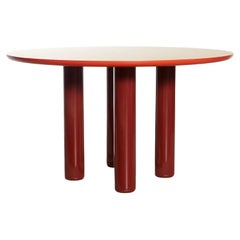Eclipso Round Dining Table in Veneered MDF & Recycled Aluminum by Jaime Hayon