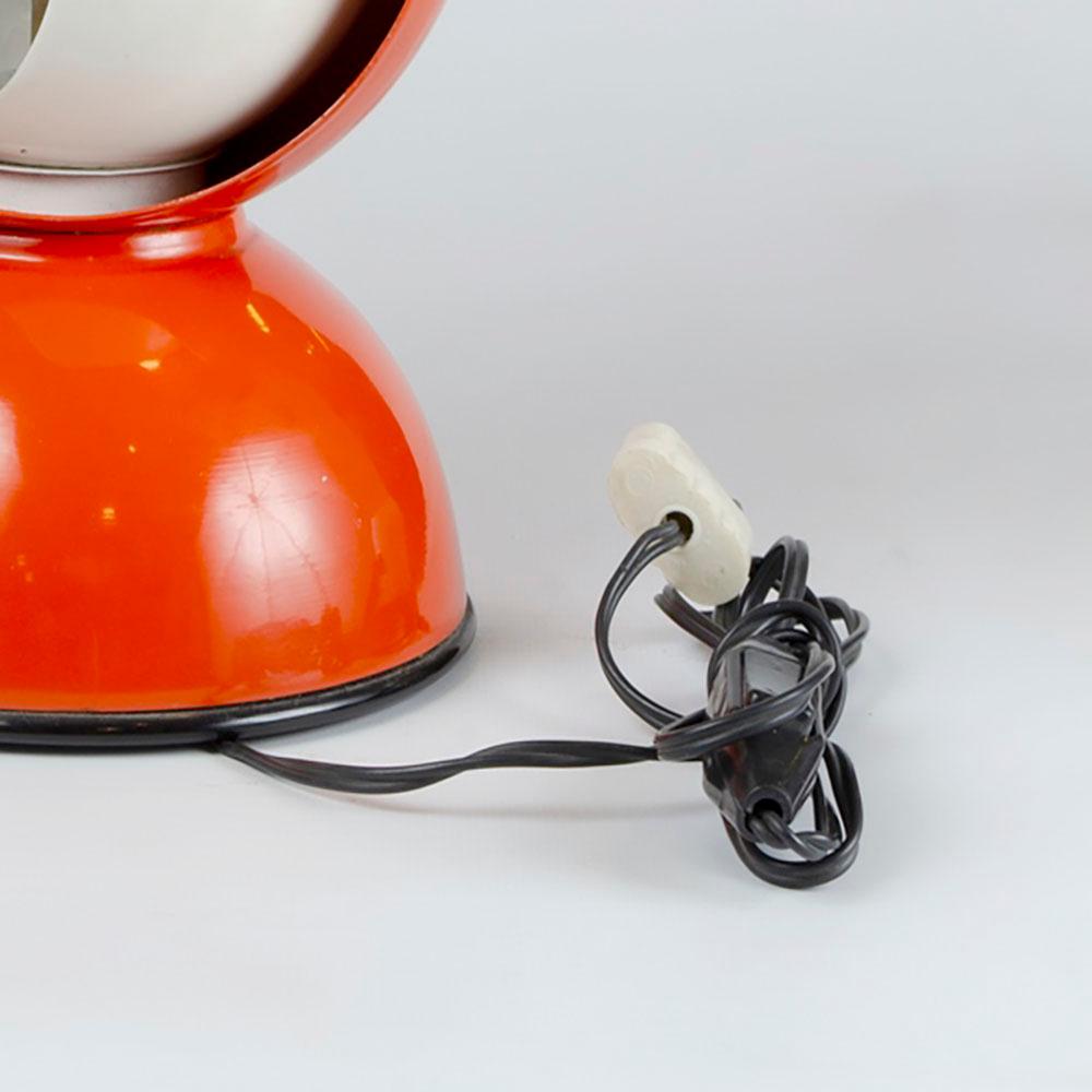 Post-Modern “Eclisse” Table Lamp by Vico Magistretti for Artemide, Italy, 1970s – Orange For Sale
