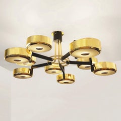 Eclissi Grande Ceiling Light by Gaspare Asaro - Carved Glass Version