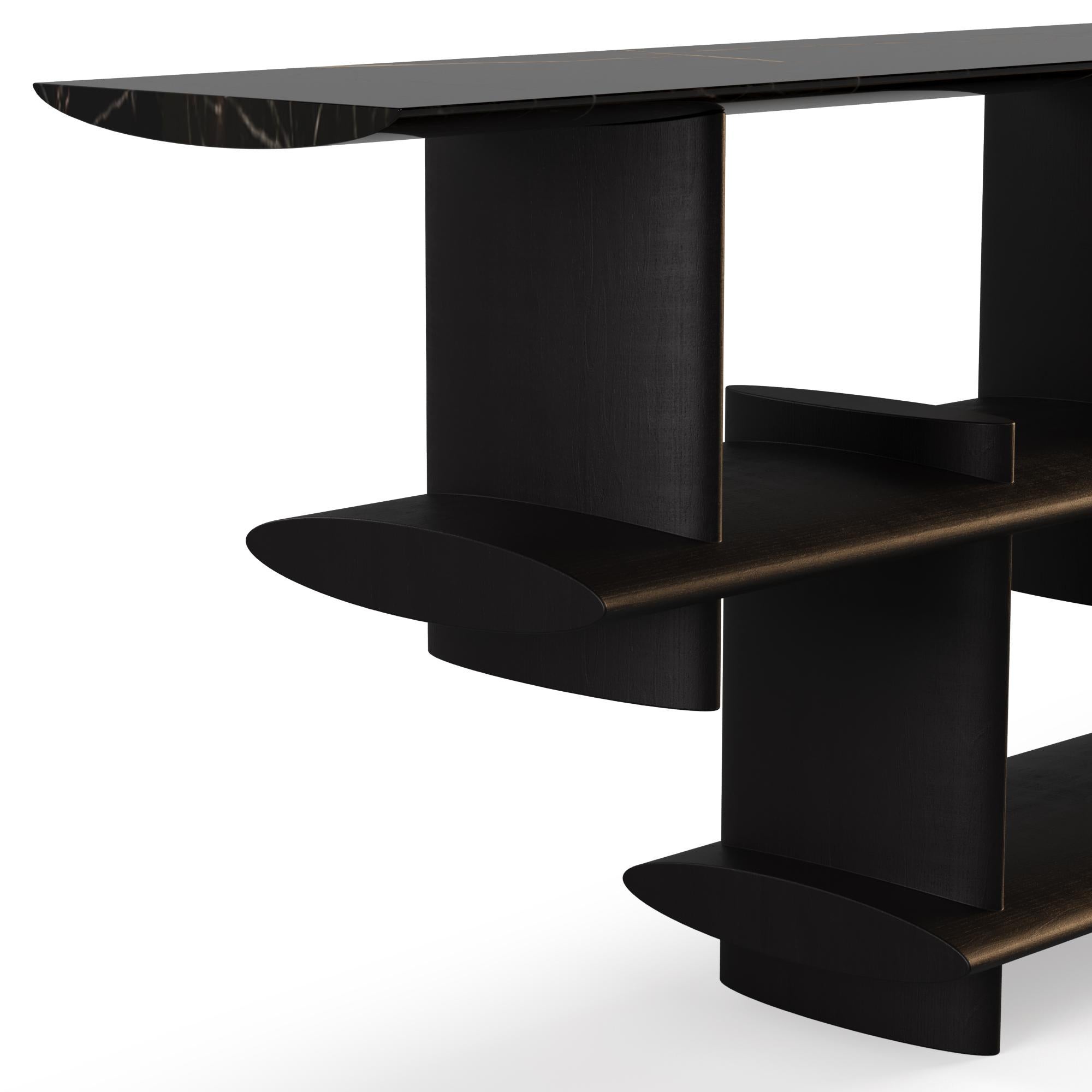 Marbre Console de patio d'inspiration écologique en vente