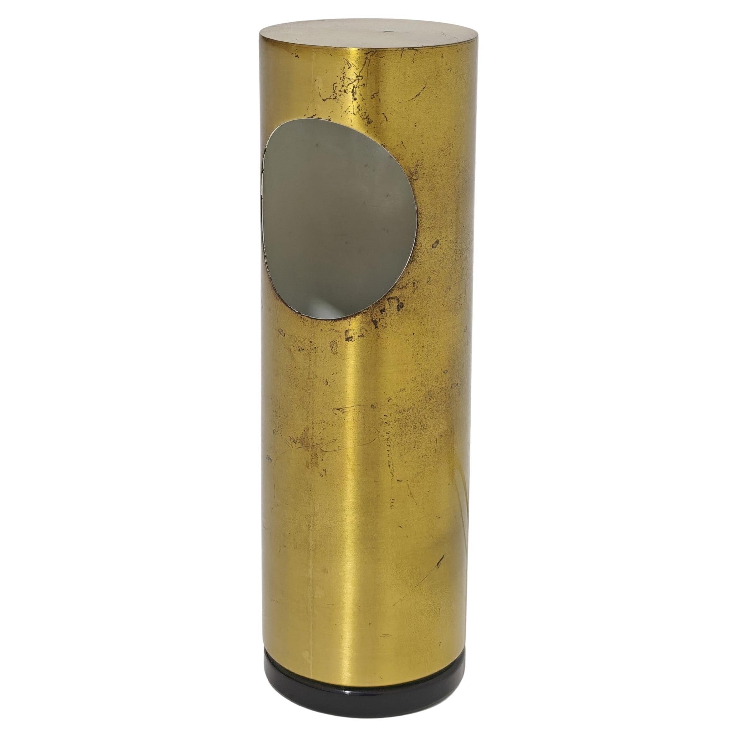 Ecolight Milano Design Italy 1970s Brass Table Lamp Mid-Century Modern