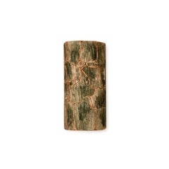 Ecorce Wall Light in Ceramic and Copper by POPUS EDITIONS