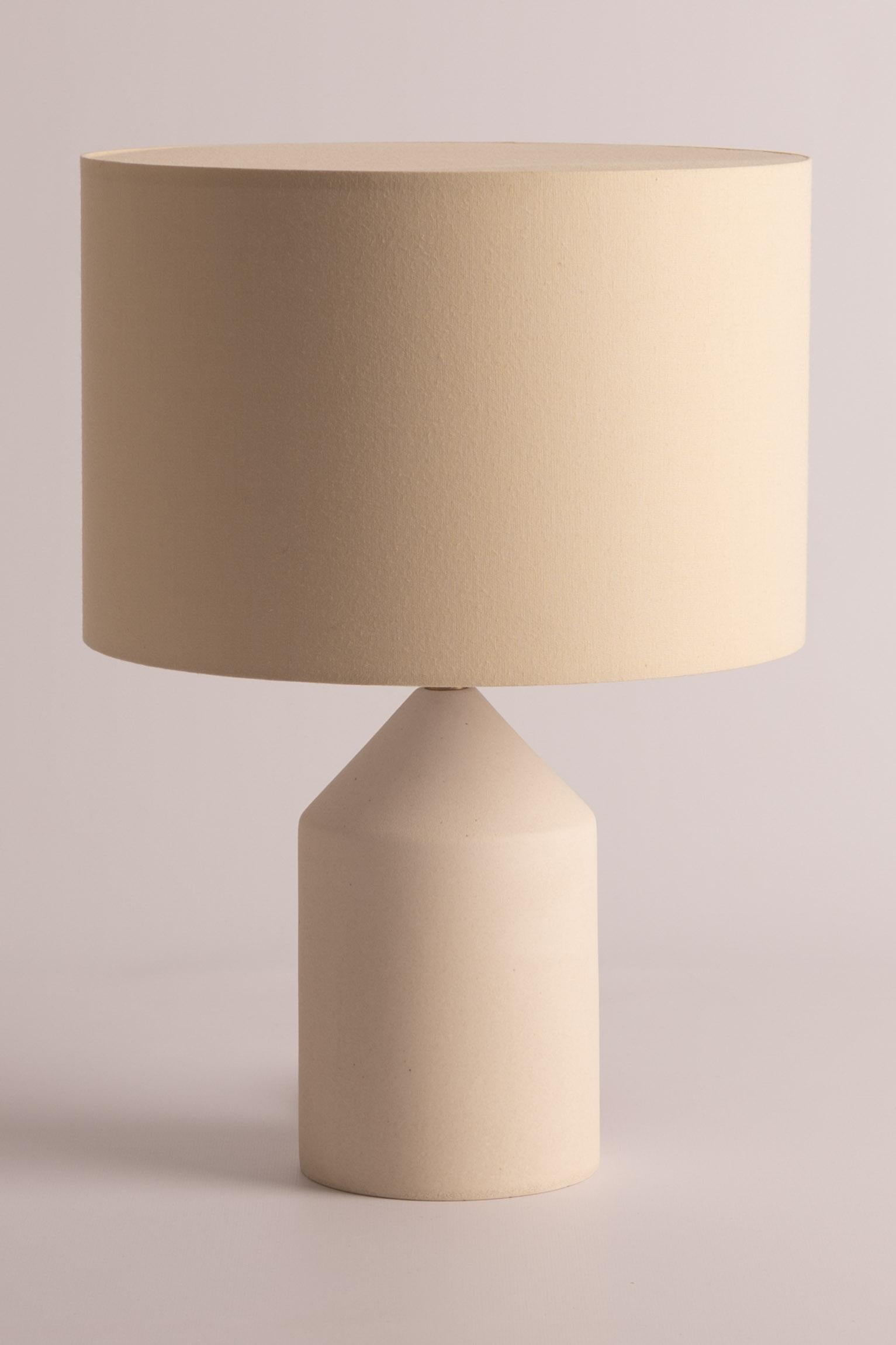 Ecru Ceramic Josef Table Lamp by Simone & Marcel
Dimensions: Ø 30 x H 41.5 cm.
Materials: Brass, cotton and ceramic.

Also available in different marble, wood and alabaster options and finishes. Custom options available on request. Please contact