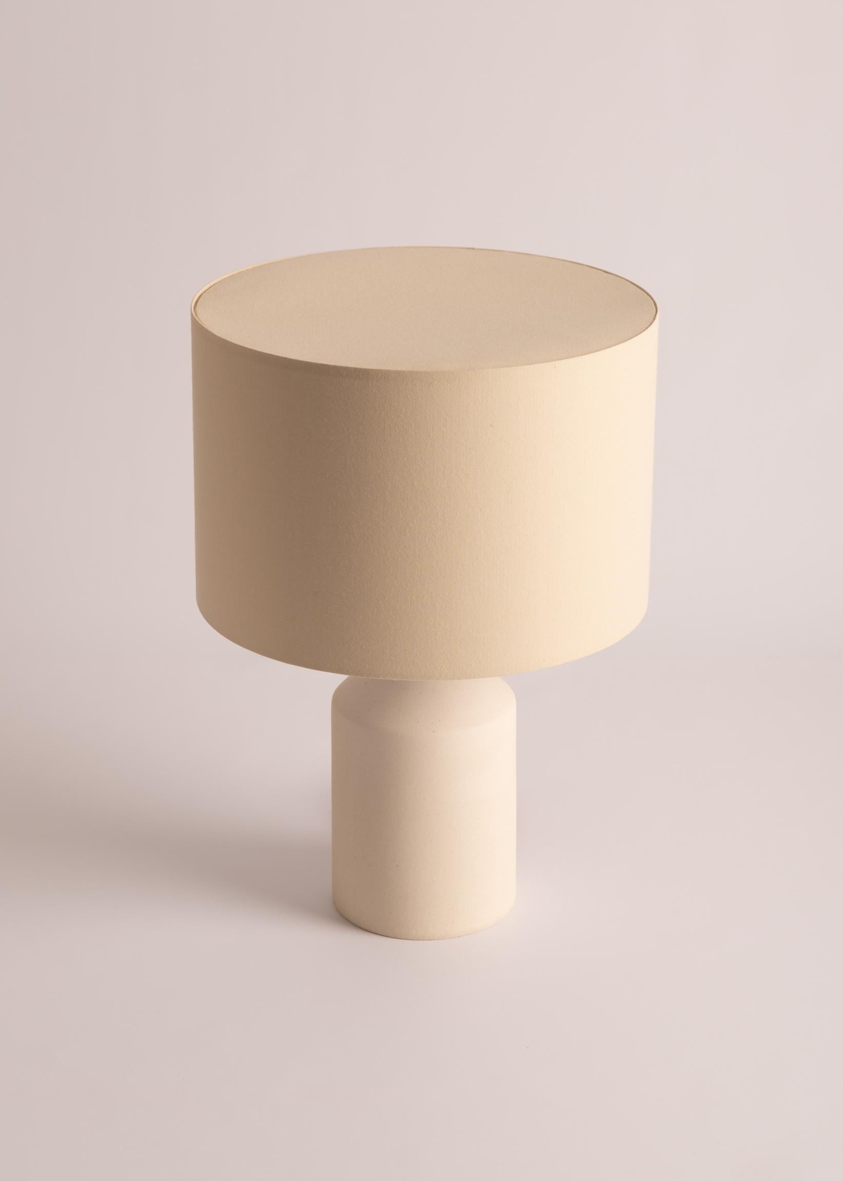 Other Ecru Ceramic Josef Table Lamp by Simone & Marcel For Sale