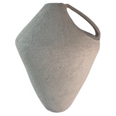 Ecru Deficiency 2 Vase by Rezzo Ceramics