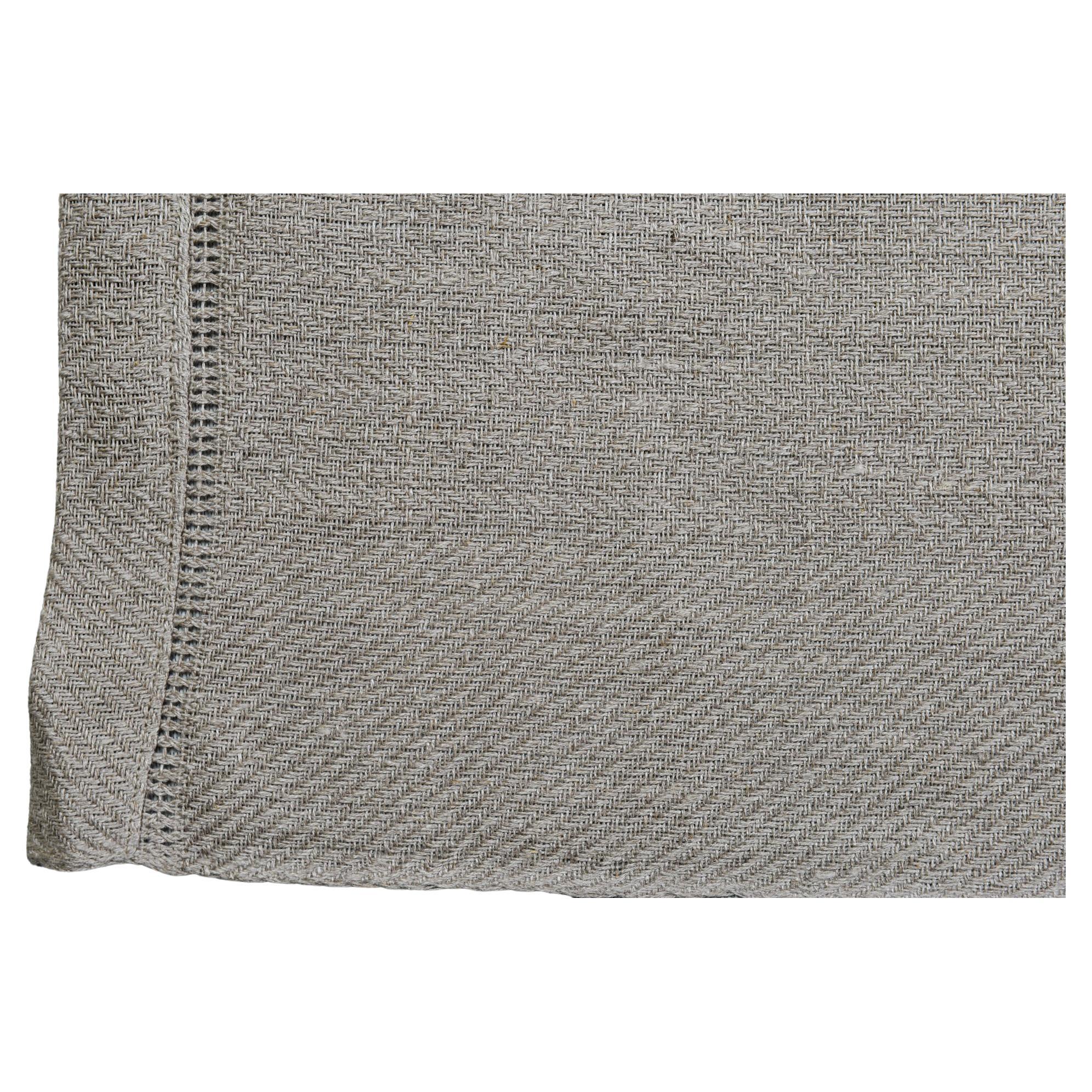Other Ecru Linen Table Cover from Latvia For Sale