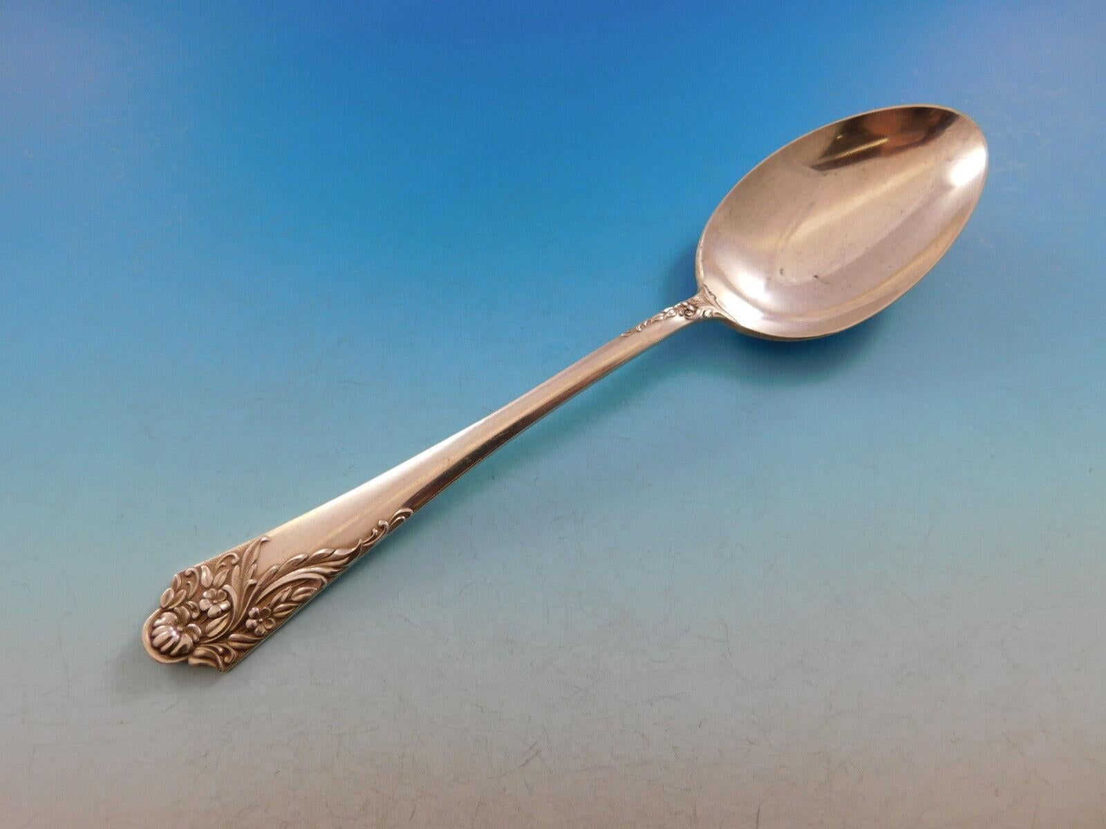 Ensemble de couverts en argent sterling pour 6 personnes 31 pièces, taille dîner Ecstasy par Amston en vente 1