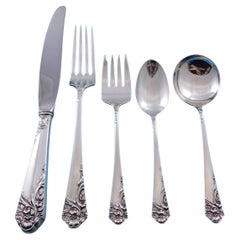 Ecstasy by Amston Set di posate in argento sterling per 8 persone 40 pezzi per la cena
