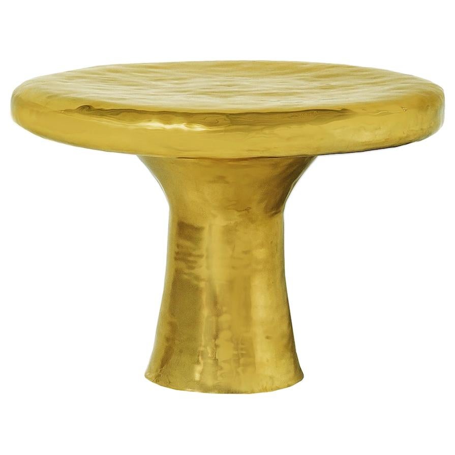 Ecstasy Dining Table in Brass by Scarlet Splendour