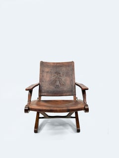 Ecuadorian Folding Armchair by Angel Pazmino for Muebles De Estilo, 1960s