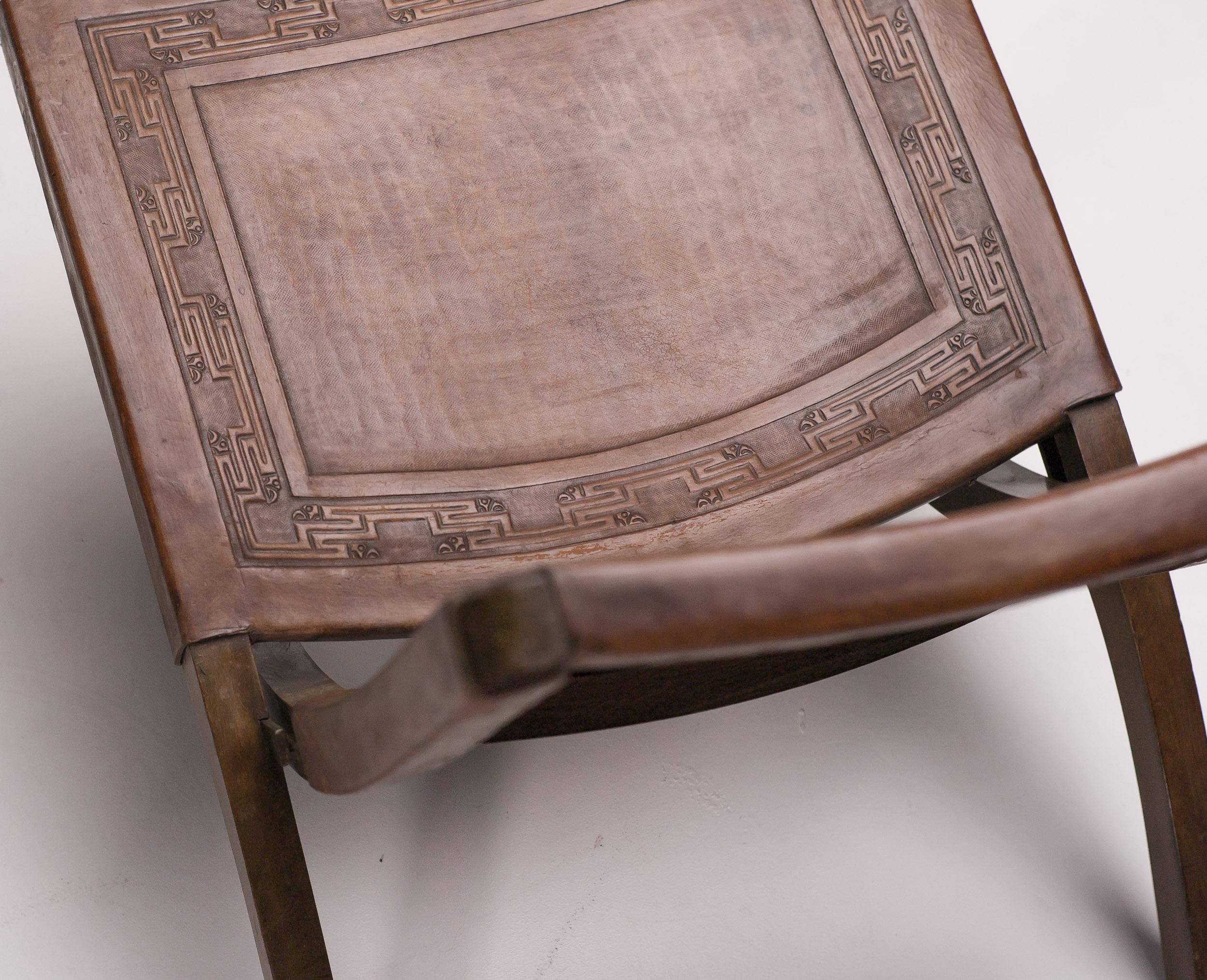 Mid-20th Century Ecuadorian Folding Chair by Angel Pazmino
