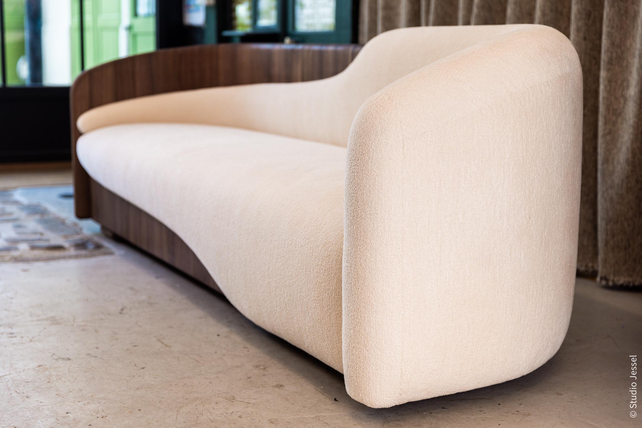 Fabric Ecume Sofa by Guillaume Chevalier For Sale