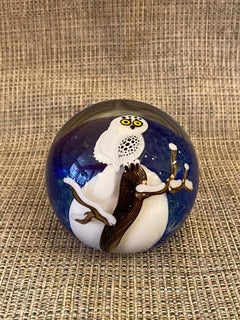 Ed Alexander 123/250 Owl Paperweight