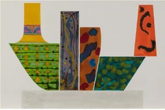 « Le bateau », composition de formes abstraites