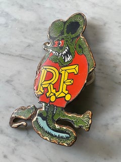 Ed "Big Daddy" Roth 1980s Vintage Reproduction Porcelain Sign Plaque