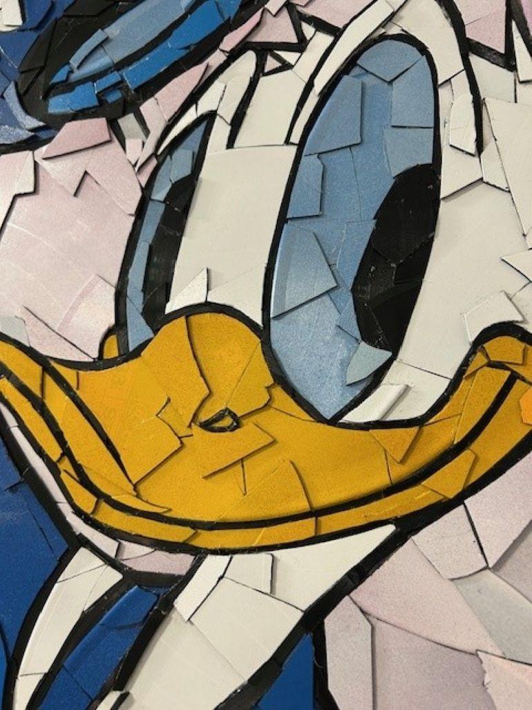 Donald Duck - Pop Art Mixed Media Art par Ed Chapman