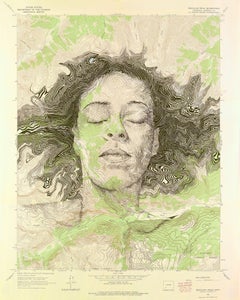 « San Juan Mountains » (2023) Impression d'affiche en édition limitée, Portrait de femme