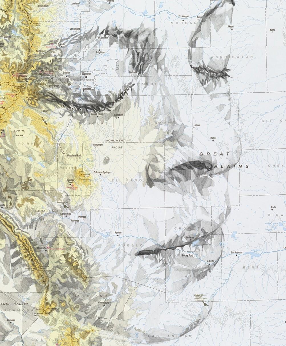 „Colorado Geological“ (2023) von Ed Fairburn, Druck in limitierter Auflage, Porträt im Angebot 1