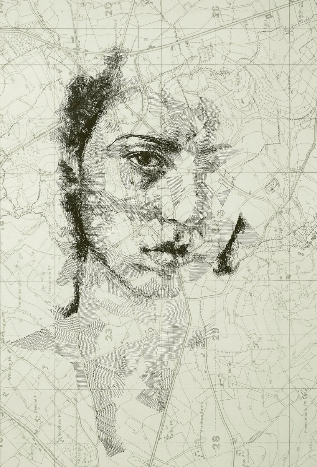 "Western Front" (2024) Limited Edition Poster Print, Portrait of Woman