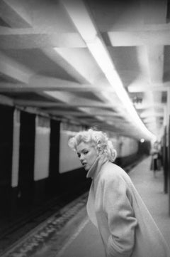 Vintage Marilyn In Grand Central Station (1955) Silver Gelatin Fibre Print