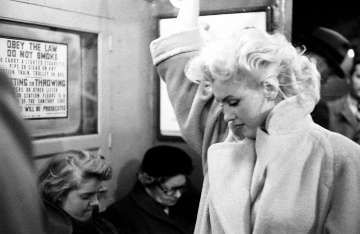 Ed Feingersh Portrait Photograph - Marilyn Monroe In Grand Central Station - limited edition silver gelatin print