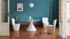 Tavolo Ed Glossy Absolute White di Guglielmo Berchicci