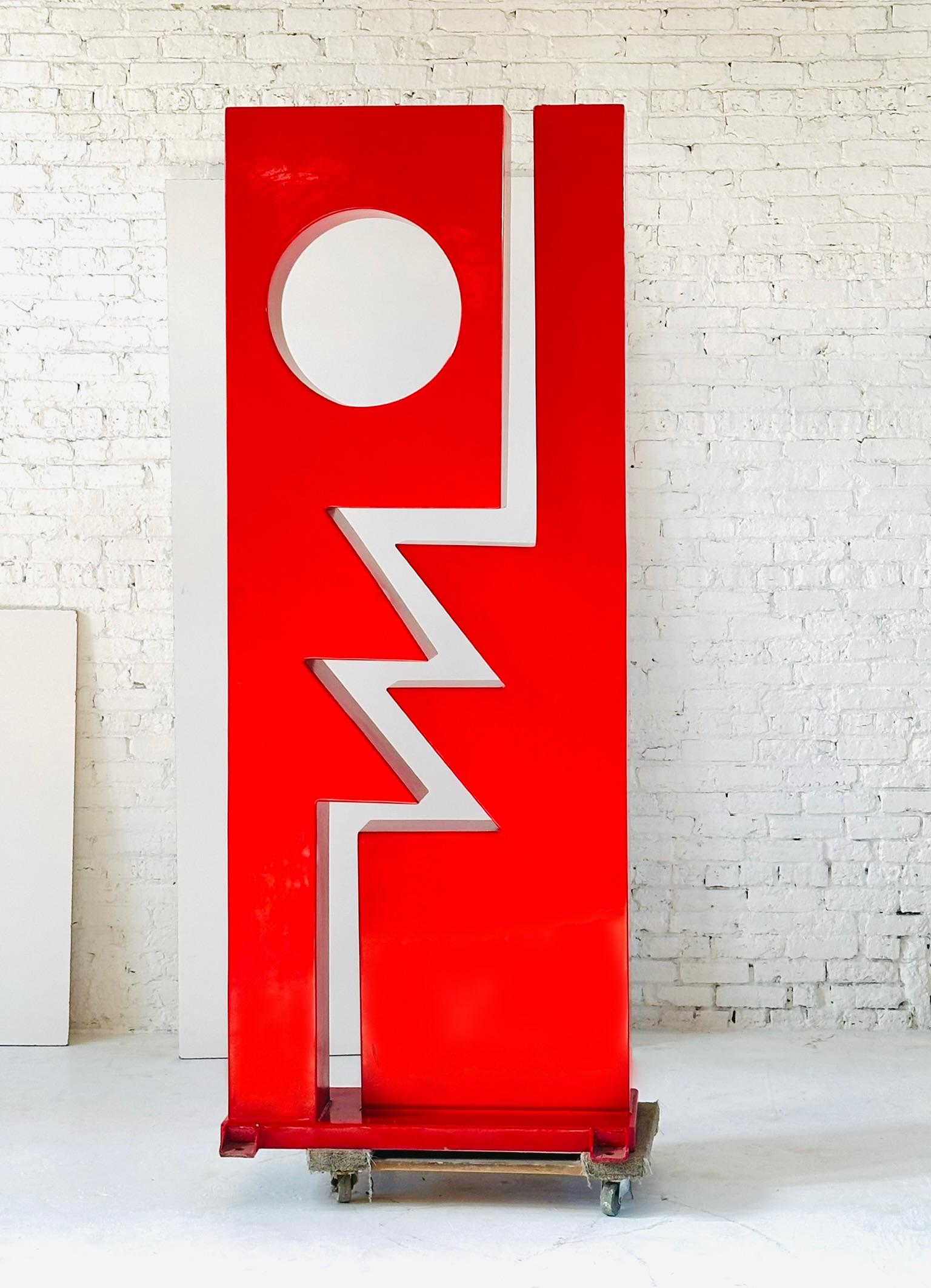 Post-Modern Ed Haugevik “UNION” Monumental Abstract Sculpture, 188 For Sale