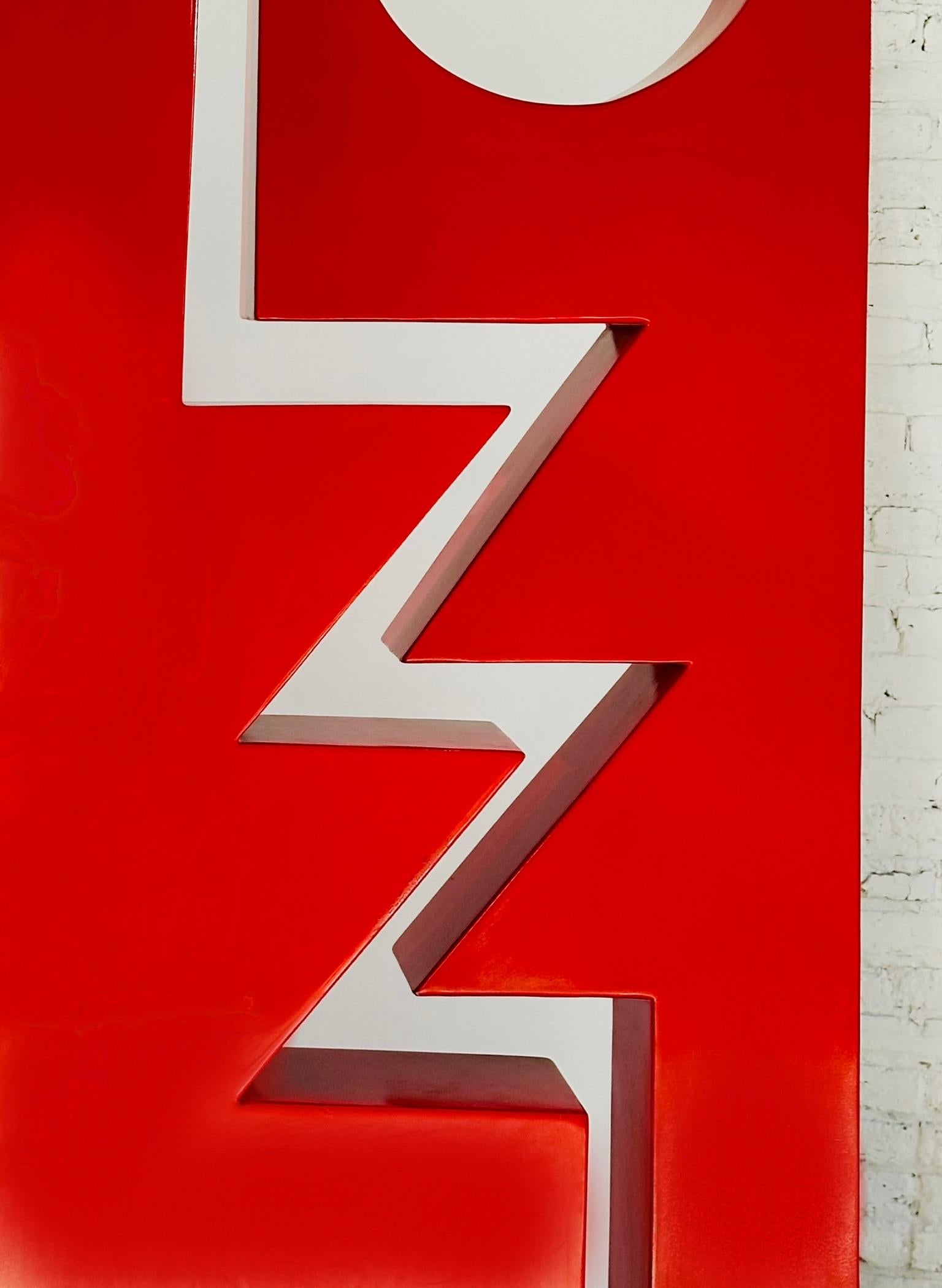 Steel Ed Haugevik “UNION” Monumental Abstract Sculpture, 188 For Sale