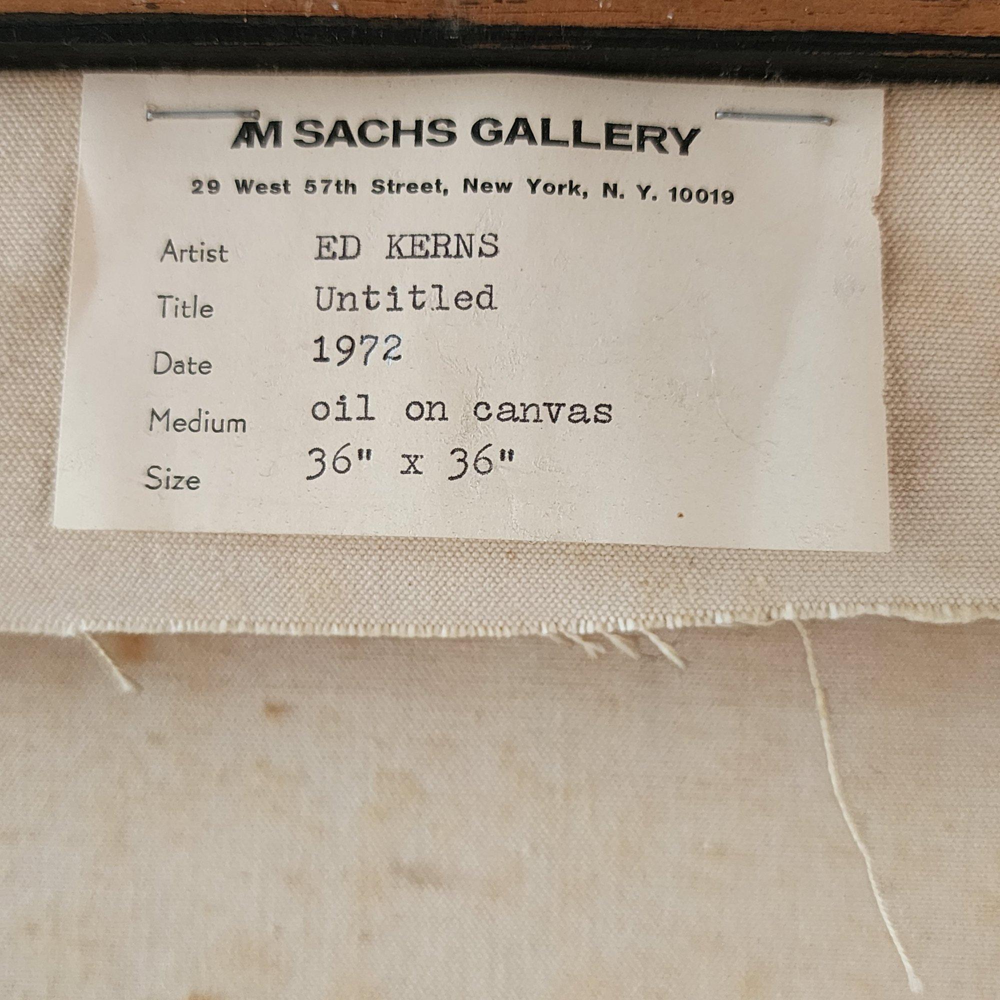 Composizione astratta lirica 1972 - Painting Espressionismo astratto di Ed Kerns