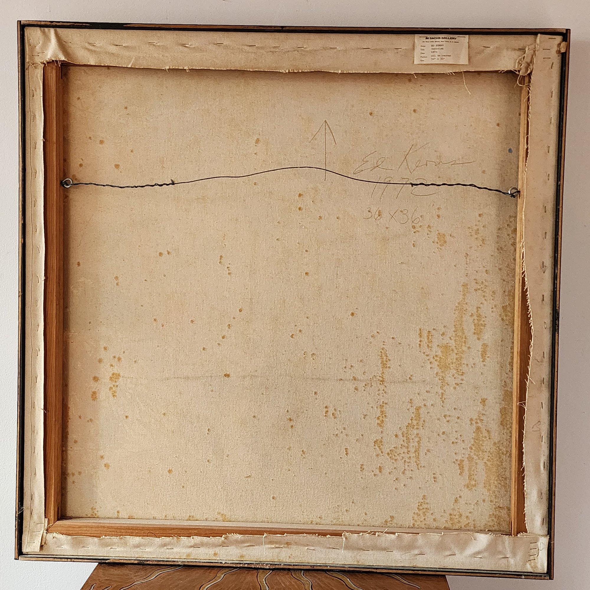 Composizione astratta lirica 1972 - Abstract Painting Grigio di Ed Kerns