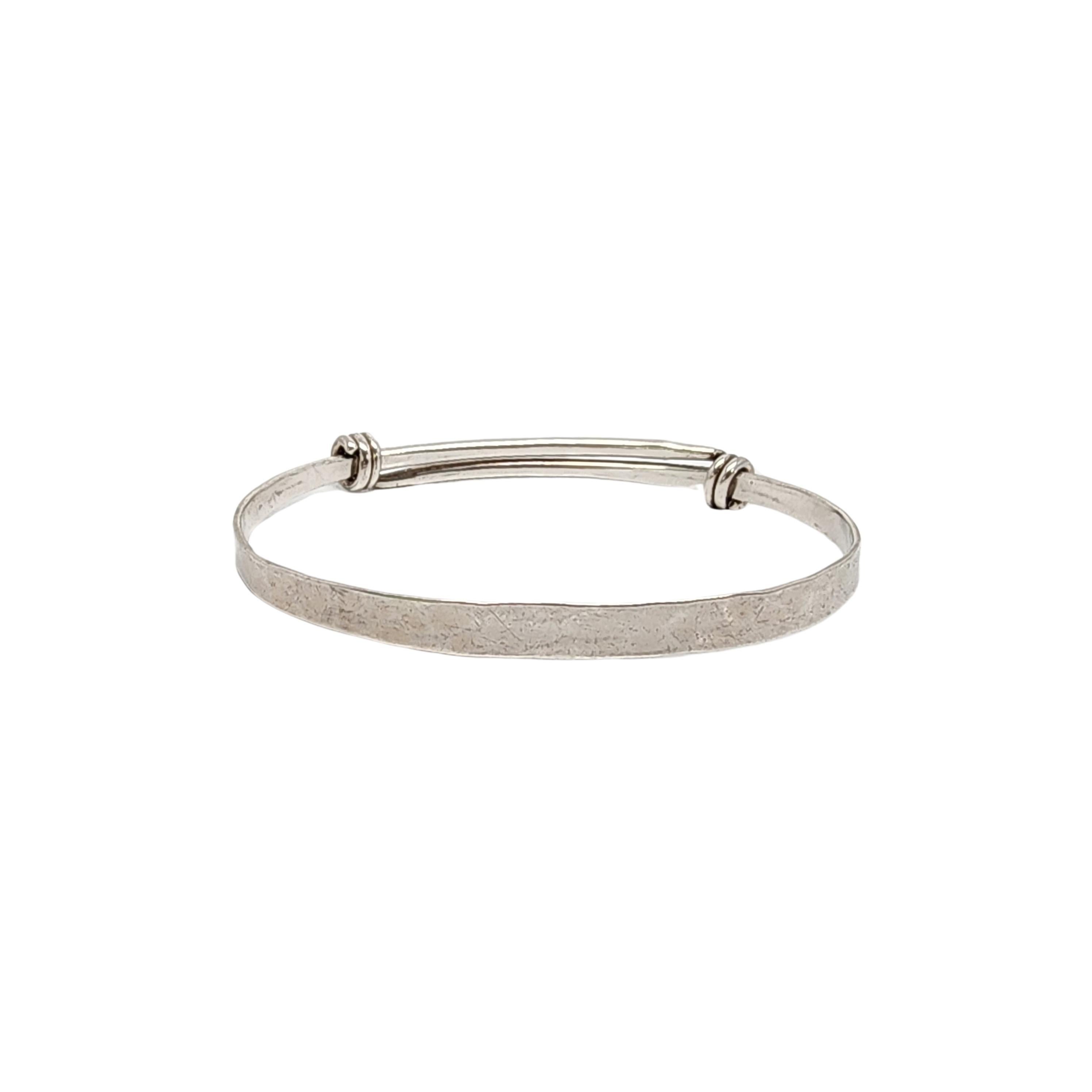 Ed Levin Sterling Silber Signatur Slide Armreif Armband #15367 (Moderne)