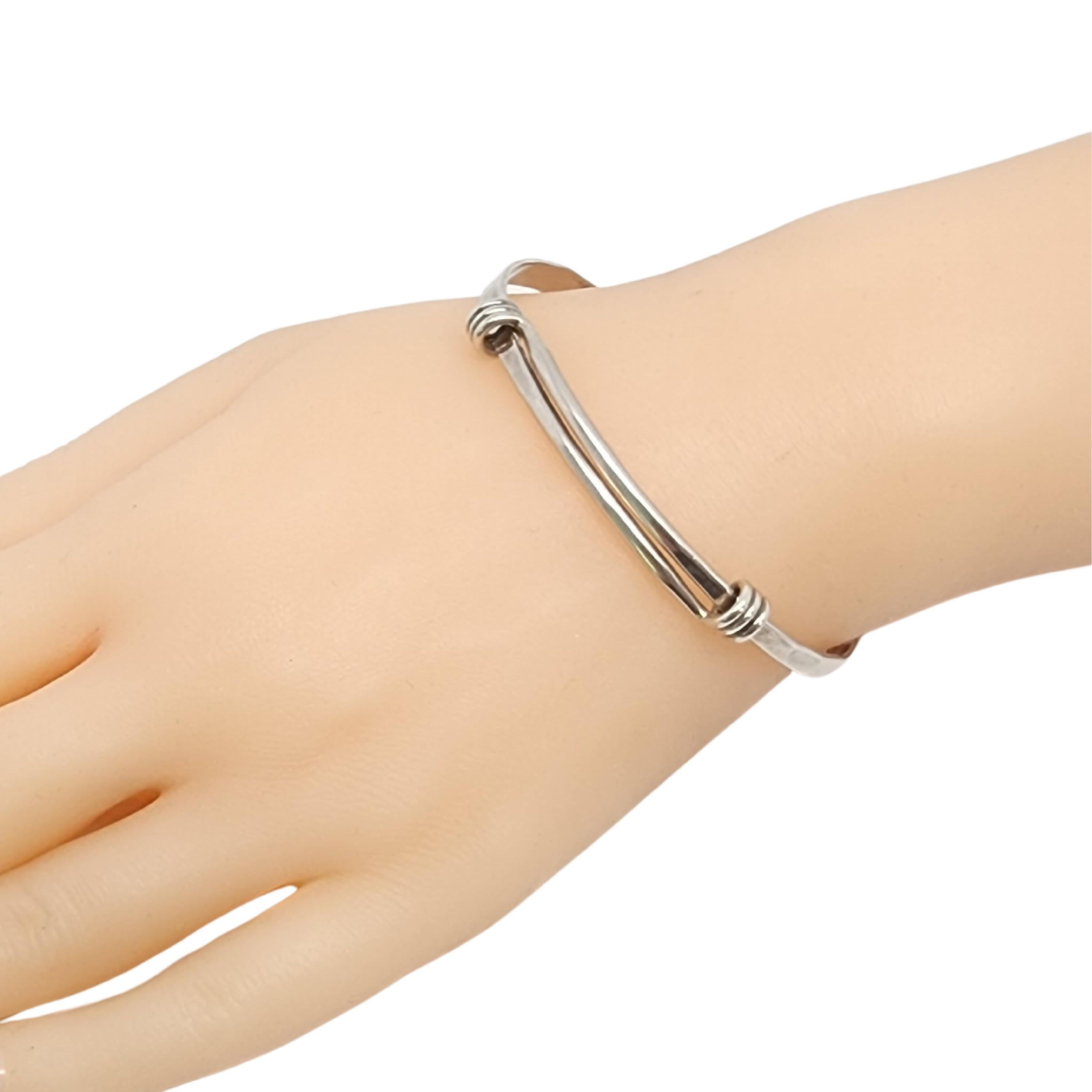 Ed Levin Sterling Silber Signatur Slide Armreif Armband #15367 3