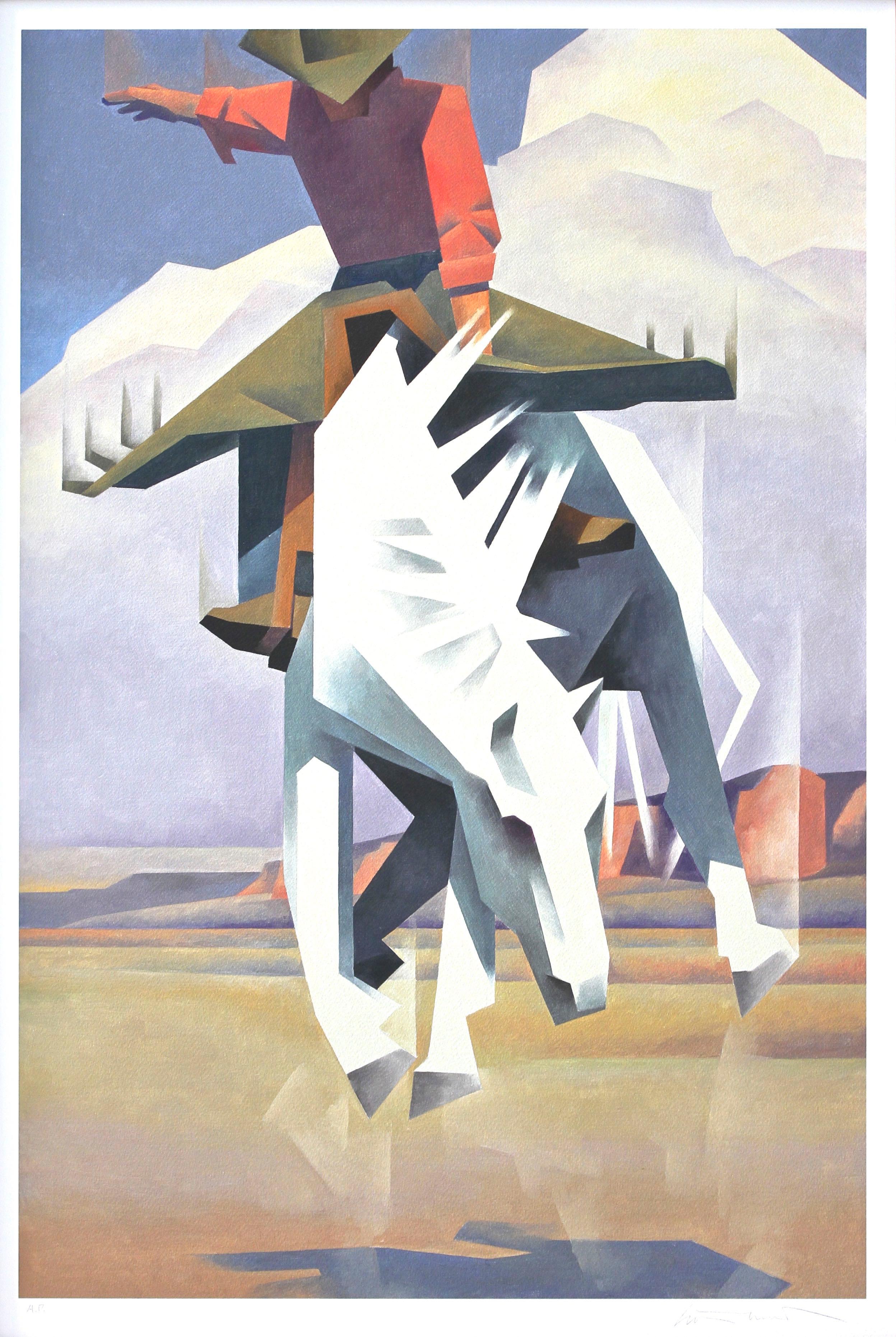 Ed Mell, This Palomino Ain't No Pal of Mine, Giant Size, 54 x 36 in , Special Ed