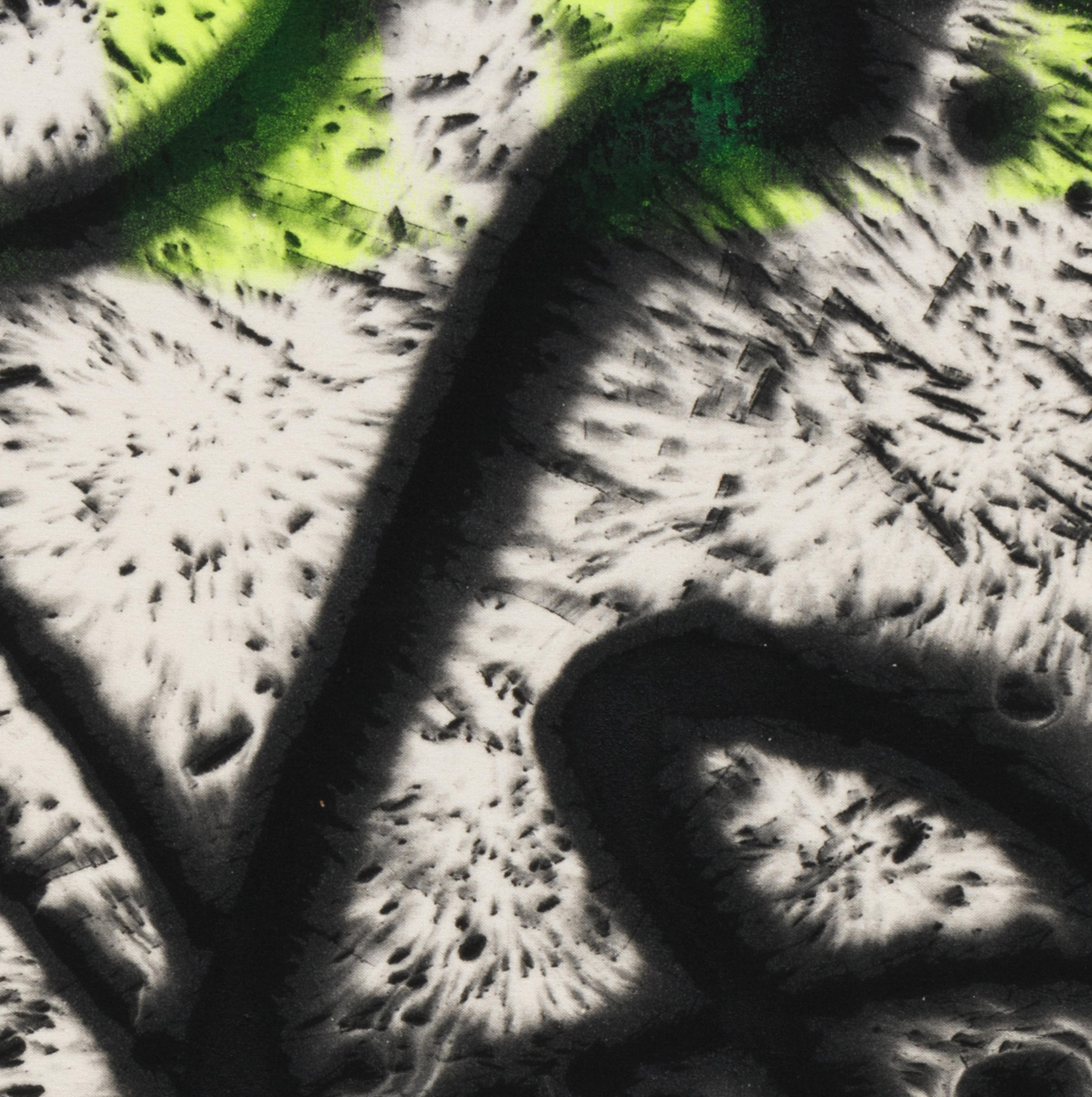 Five x Five - Abstract Expressionist Painting by Ed Moses