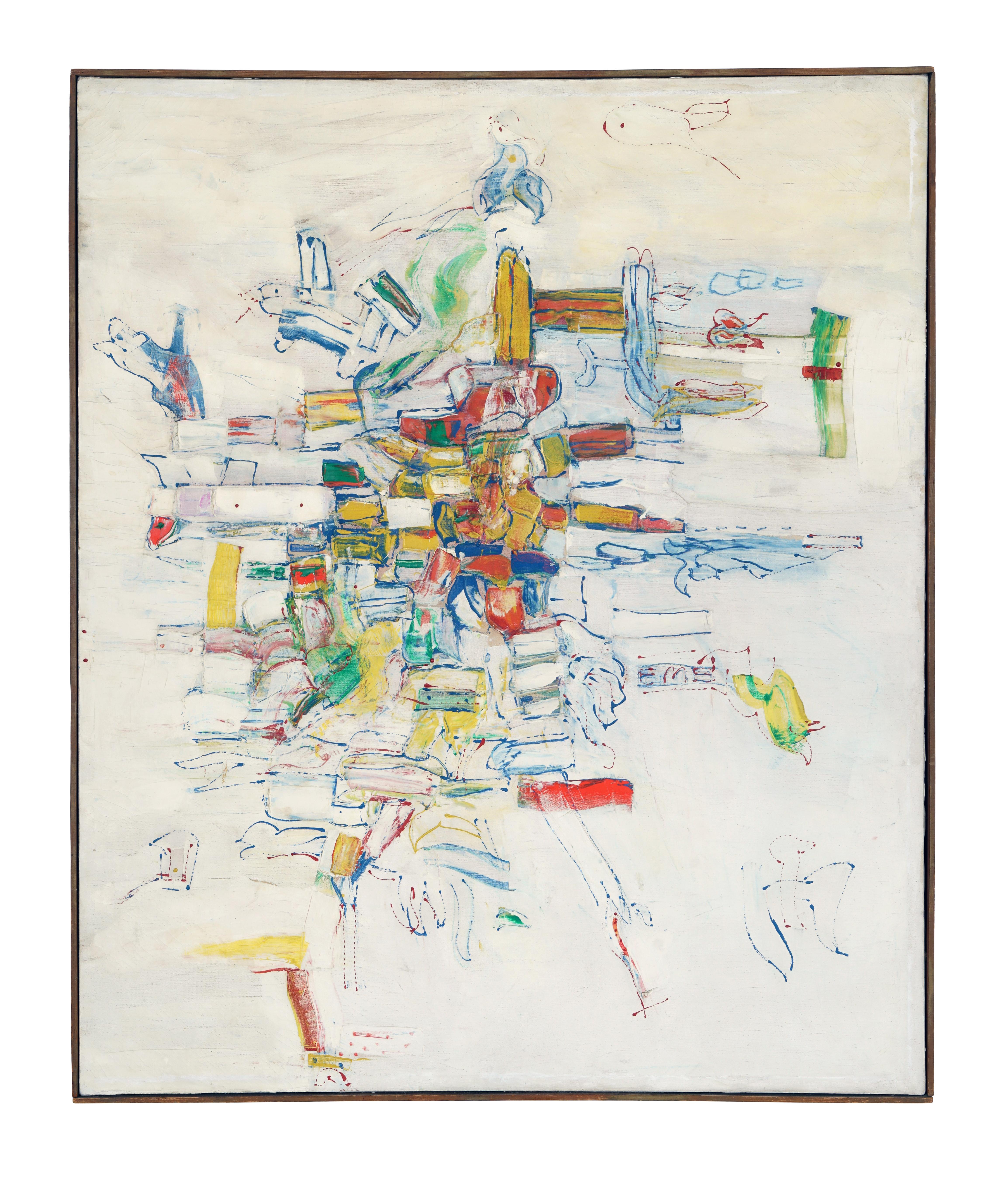 Ed Moses Abstract Painting - Untitled