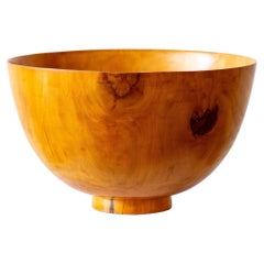 Ed Moulthrop (1916-2003) 15" Turned Sweet Gum wood footed Large Bowl
