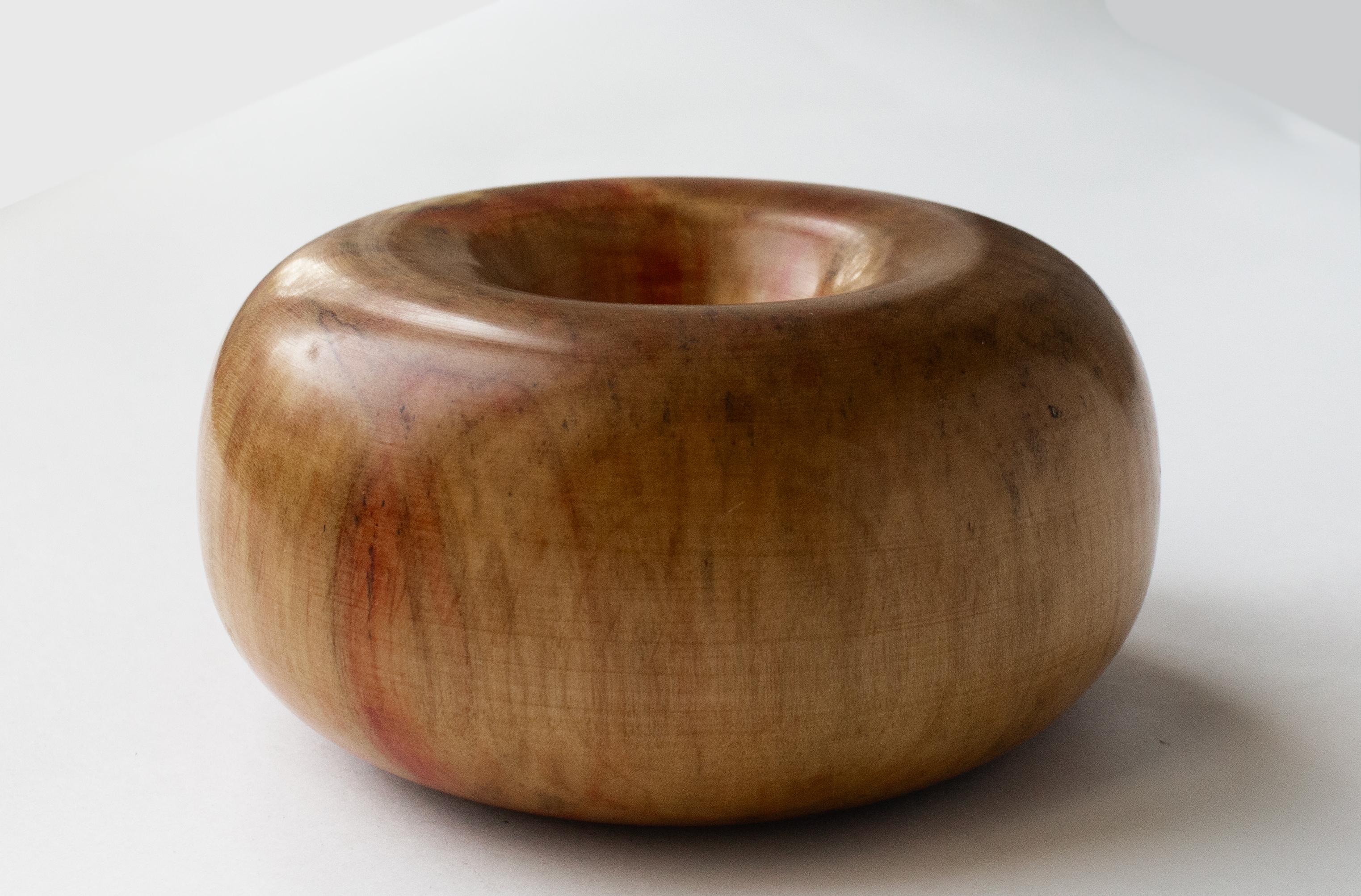 Ed Moulthrop, Gefäß in Donutform, signiert  Seltener Eschenblatt-Ahorn Acer Negundo (Moderne) im Angebot
