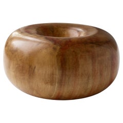 Ed Moulthrop, Vase en forme de beignet, signé  Érable à feuilles de frêne rare Acer Negundo