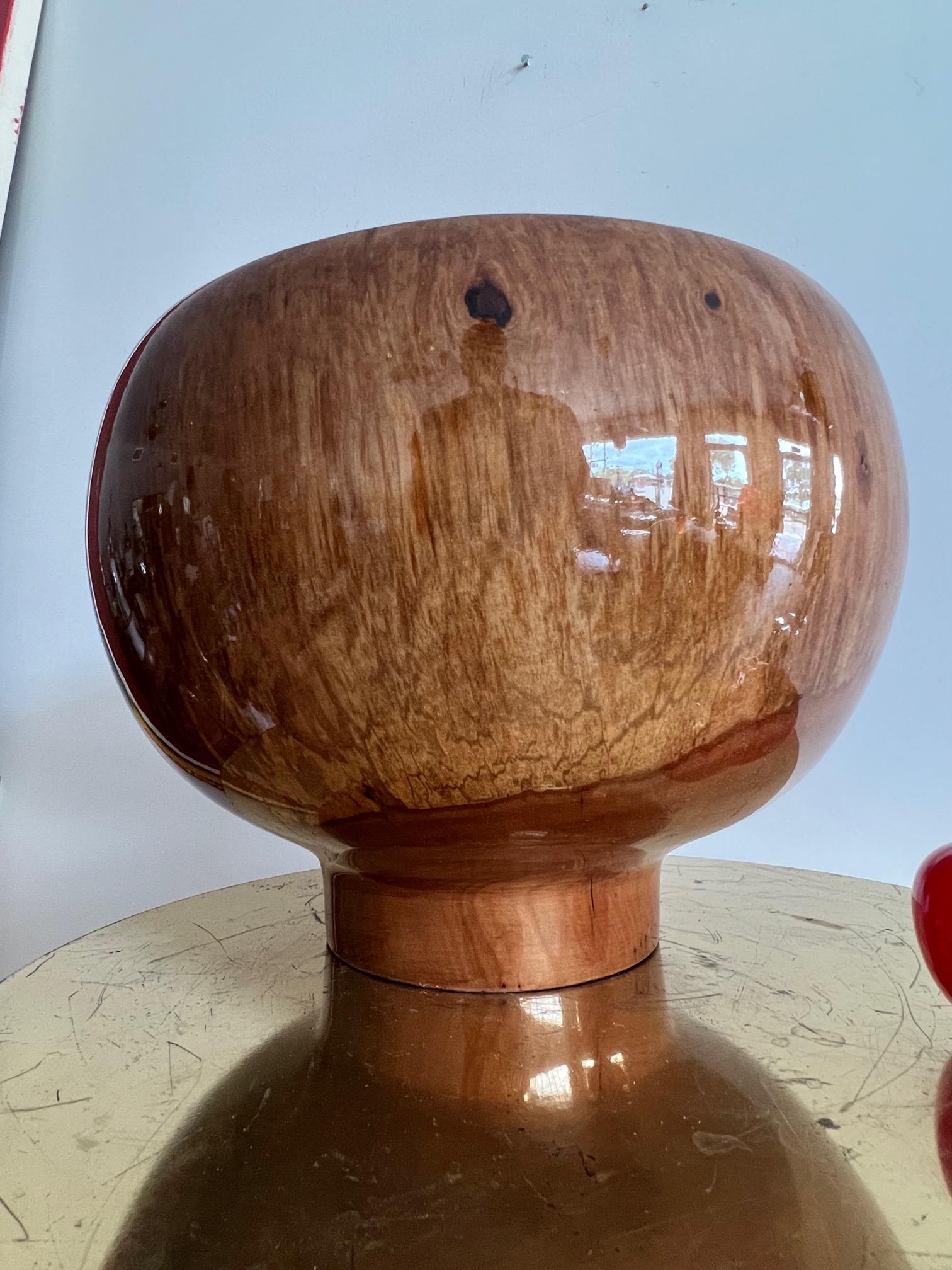 Ed Moulthrop Large Bowl in Figured Sweetgum Wood 1