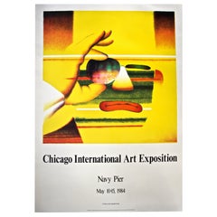 Ed Paschke 'Chicago International Art Exposition' 1984 Original Poster