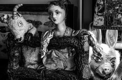 Edward L. Rubin, Three Dolls, Framed