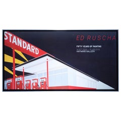 Fifty Years of Painting Hayward Gallery Poster, gerahmt, Ed Ruscha