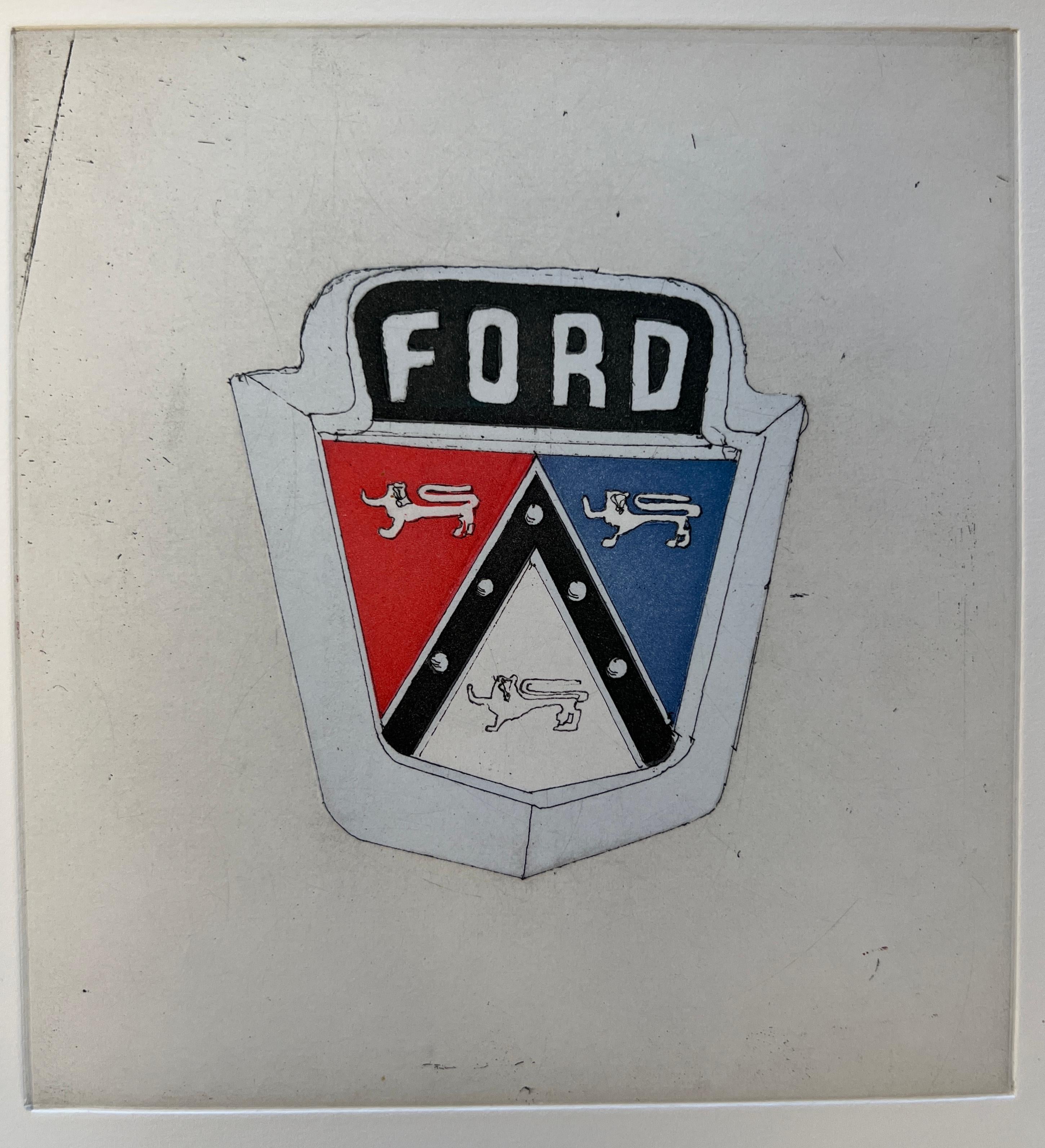 American Ed Ruscha “Ford” Motor City 2009 7/50
