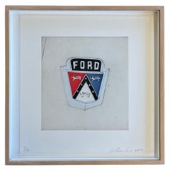 Ed Ruscha “Ford” Motor City 2009 7/50