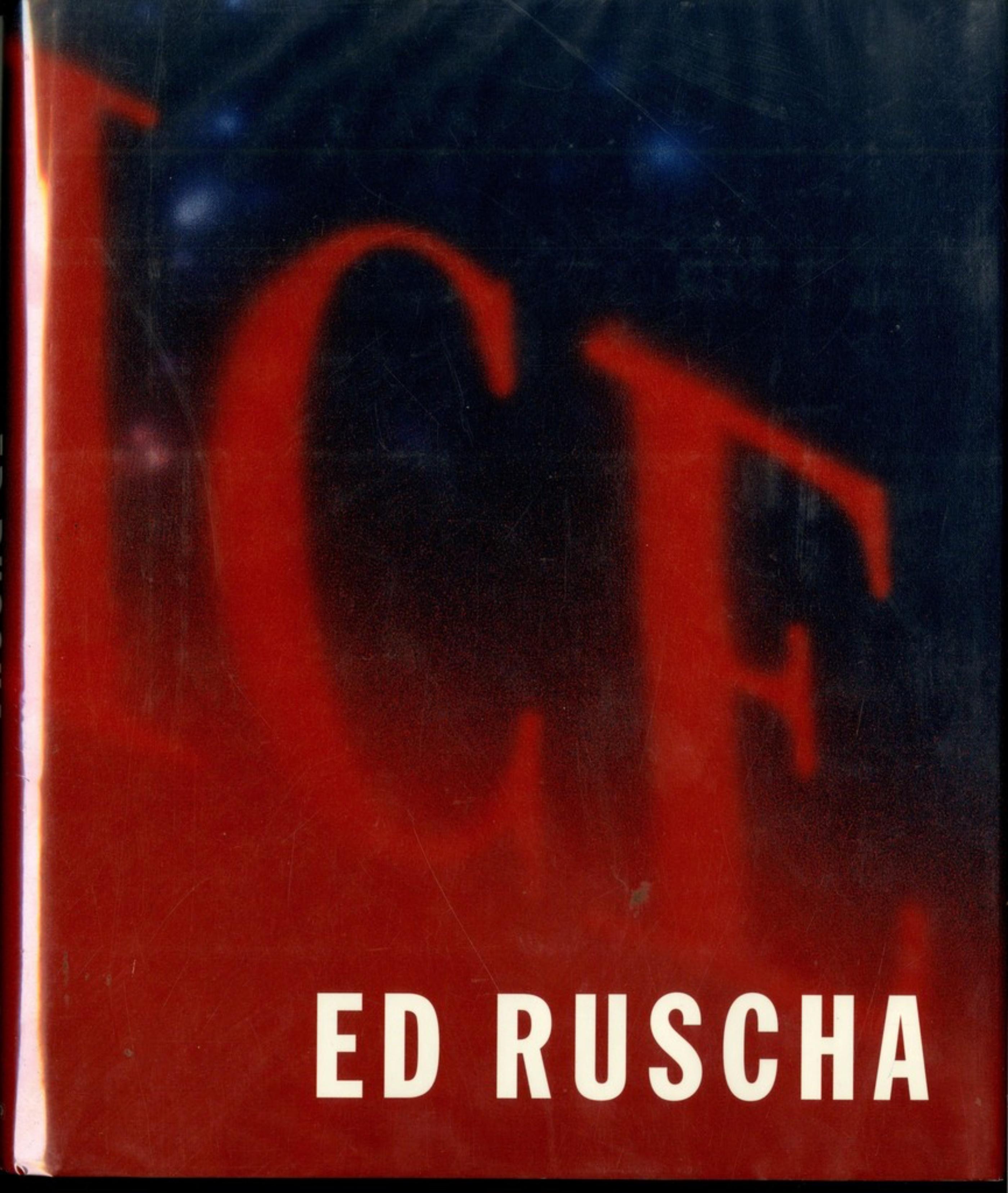 Monographie à dos rigide : signée et inscrite à la main  ex-propriétaire de la 20th Century Fox - Print de Ed Ruscha