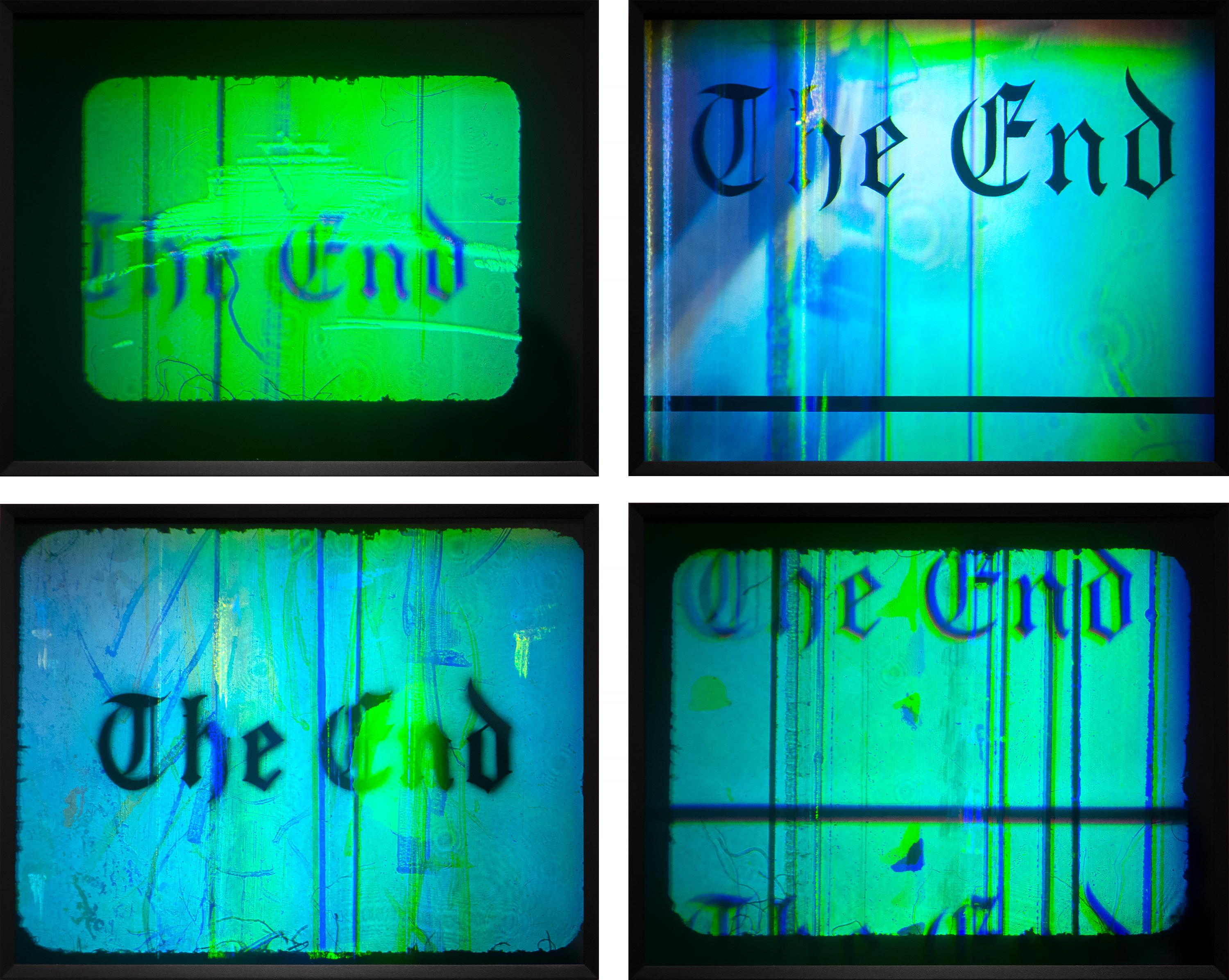 The End - Mixed Media Art by Ed Ruscha