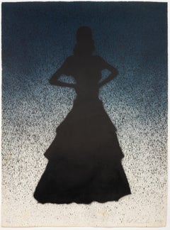 Ed Ruscha Bailarina (de Barcelona Suite/Portfolio California) Litografía