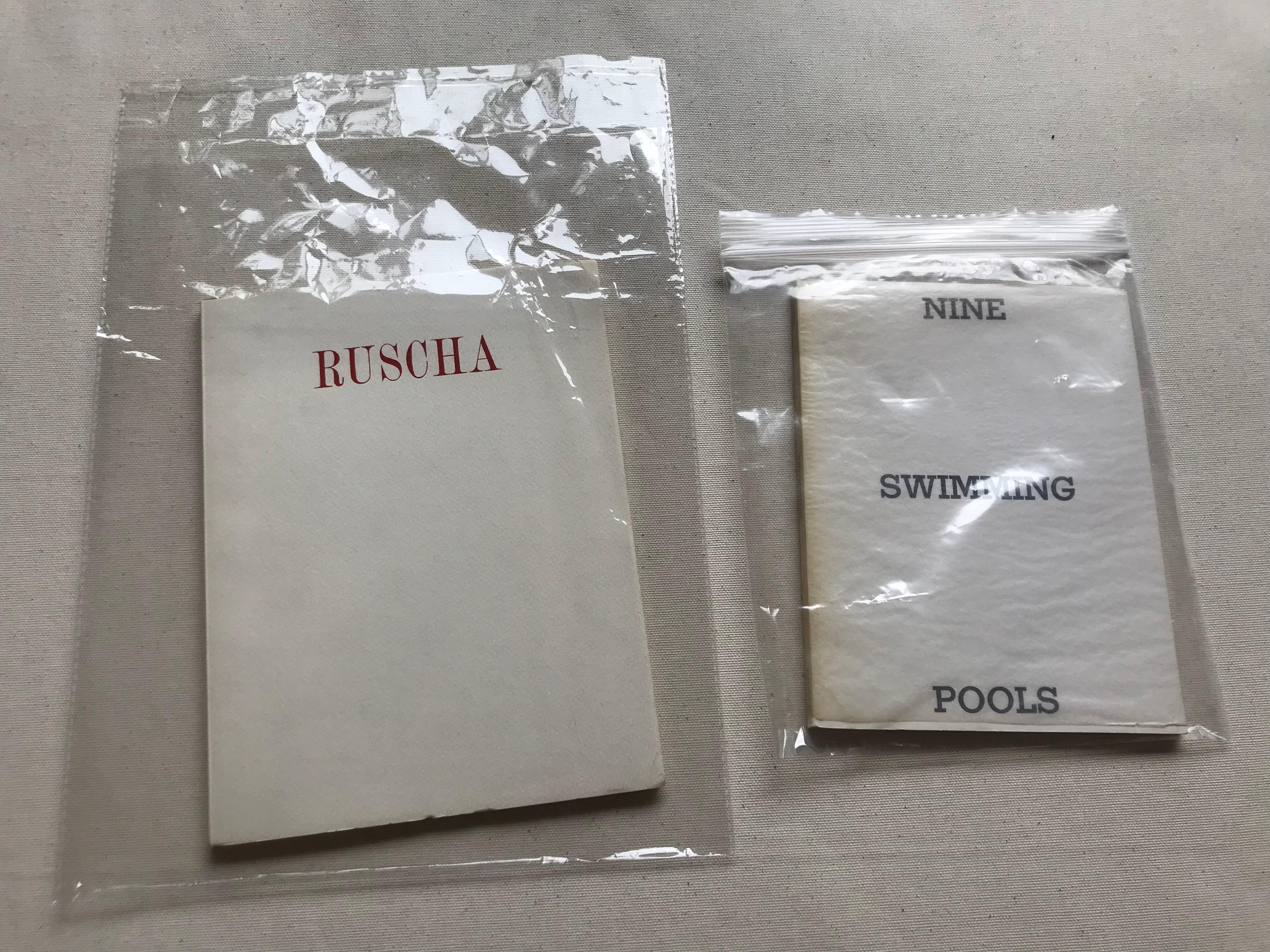 Ed Ruscha Pair of Art Books 'Nine Swimming Pools + Ruscha' One Signed, 1968 6