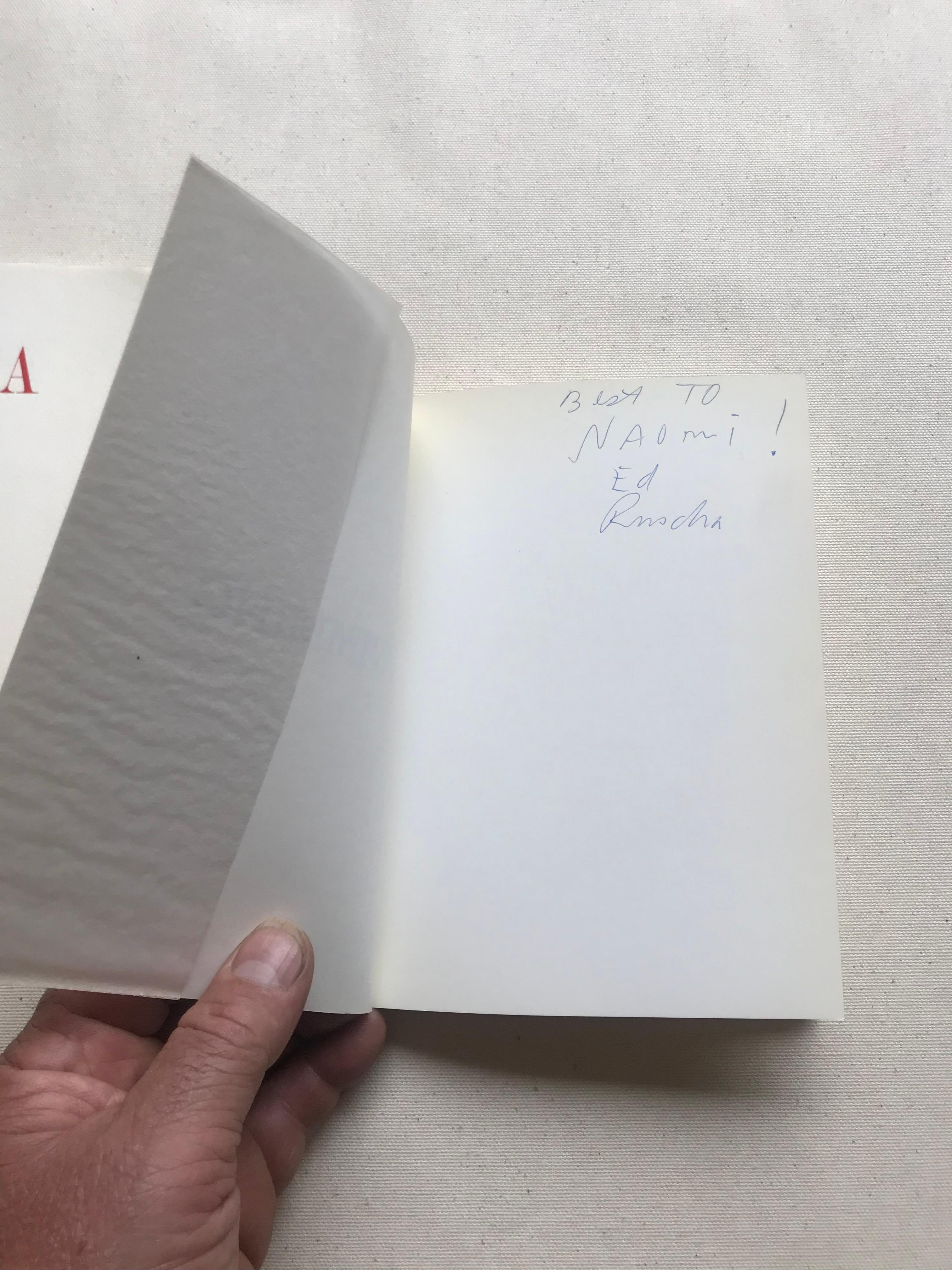 Modern Ed Ruscha Pair of Art Books 'Nine Swimming Pools + Ruscha' One Signed, 1968